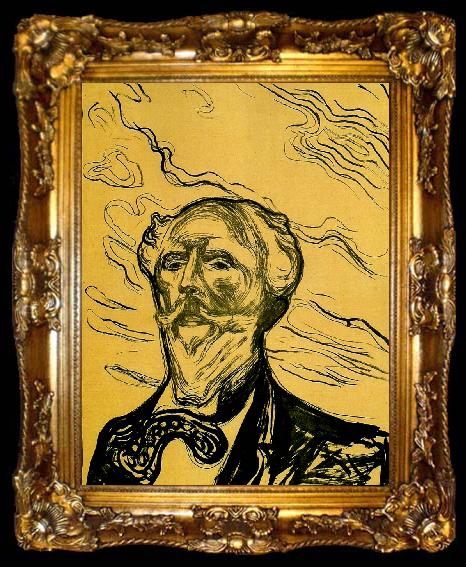 framed  Edvard Munch holger drachmann, ta009-2